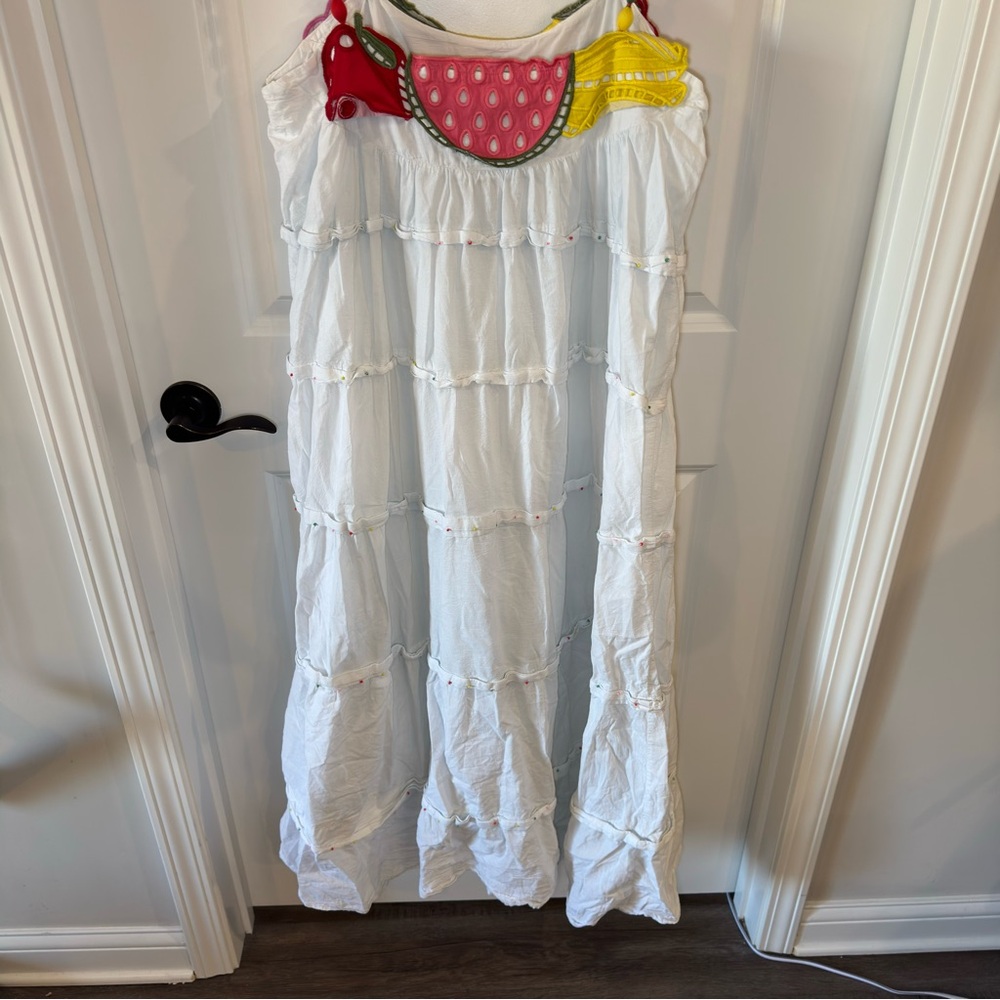 FARM Rio Fruits Richilieu Sleeveless Midi Dress - Picture 10 of 13